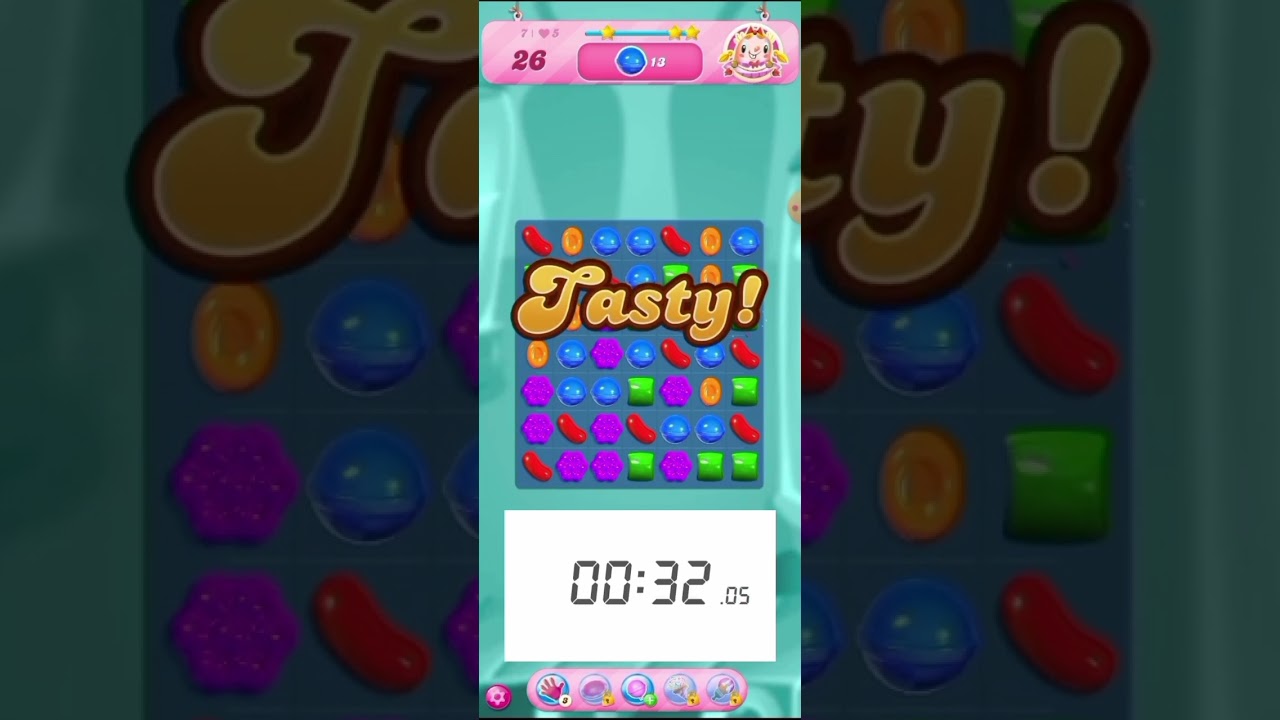 [48.97] Candy Crush Saga - Level 7 - SPEEDRUN