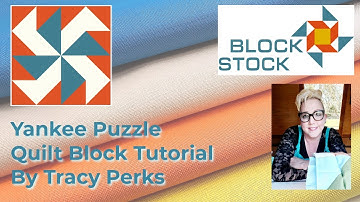 How to make the Yankee Puzzle Quilt Block with Tracy Perks.