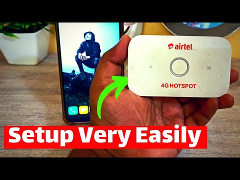 How To Setup & Configure Airtel 4G Wi-Fi Hotspot Router On Android Phone|Change WiFi Name & Password