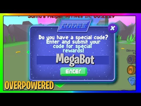 Crazy The Newest Code For Battle Bot Simulator Roblox - 