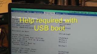Acer laptop  boot problems, trying to load Mint 20.3