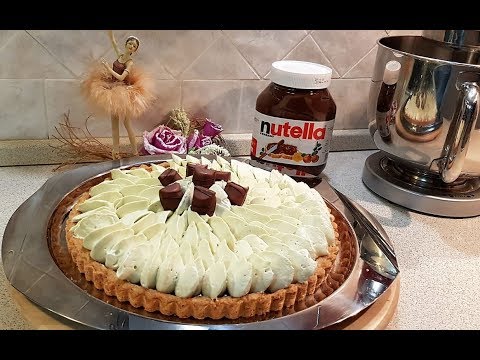 Crostata alla Namelaka al Pistacchio e Nutella