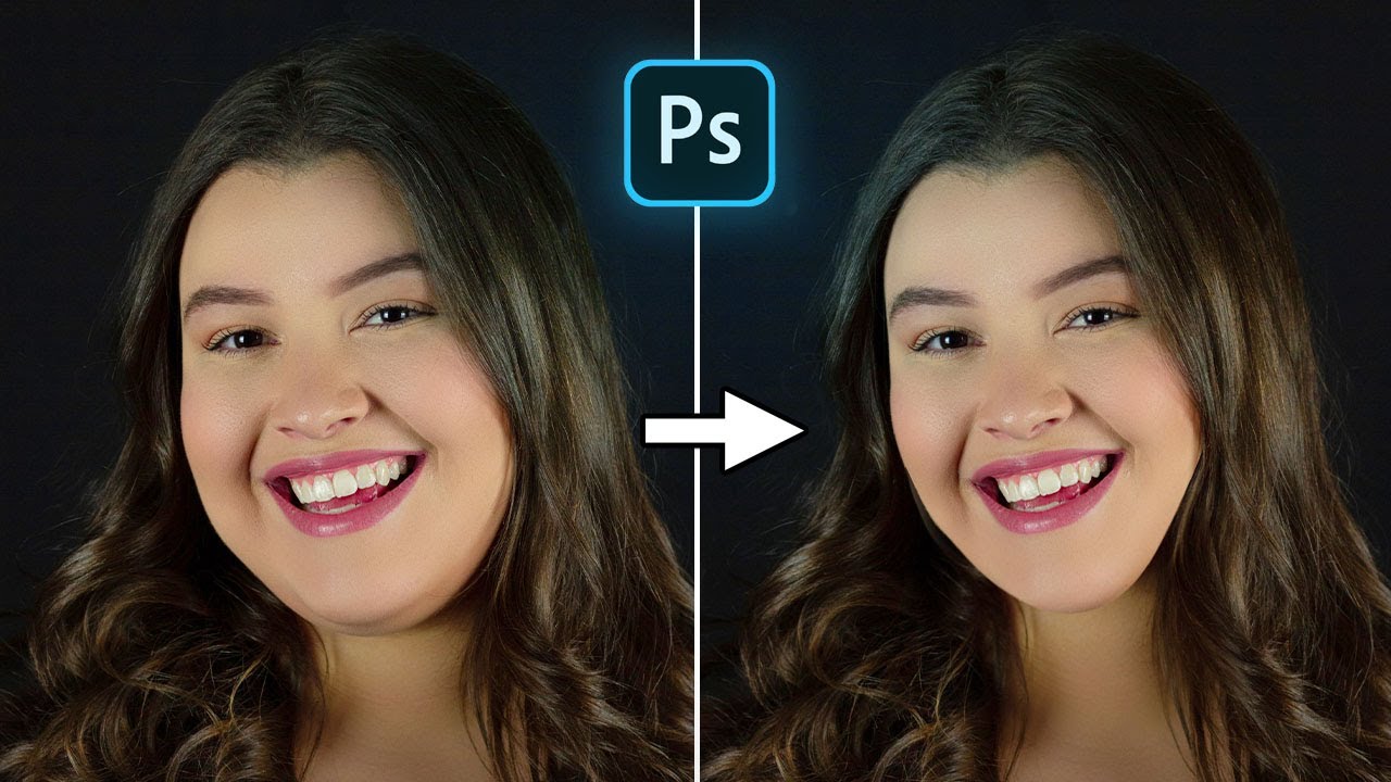 How To Remove Double Chin | Photoshop 2021 Tutorial