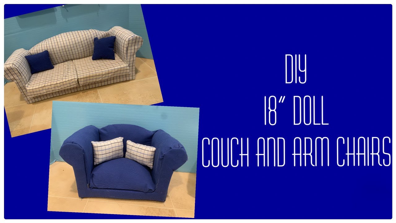 DIY 18 Doll Couch And Armchair