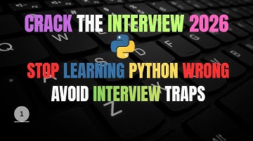 STOP Learning Python Wrong 😱 | Python Basics Interview Traps (2026) | Lecture 01