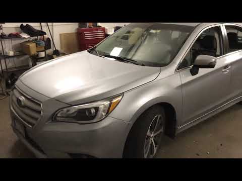 2015 Subaru Legacy with a factory integrated remote start with smart start