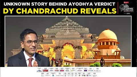 Who Authored The Ayodhya Judgement DY Chandrachud Reveals? | India Economic Conclave 2024 | ET Now