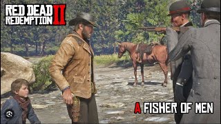 Red Dead Redemption 2 |CH-02 M-13 | A Fisher of Men | Arthur's Encounter with the Pinkertons #rdr2
