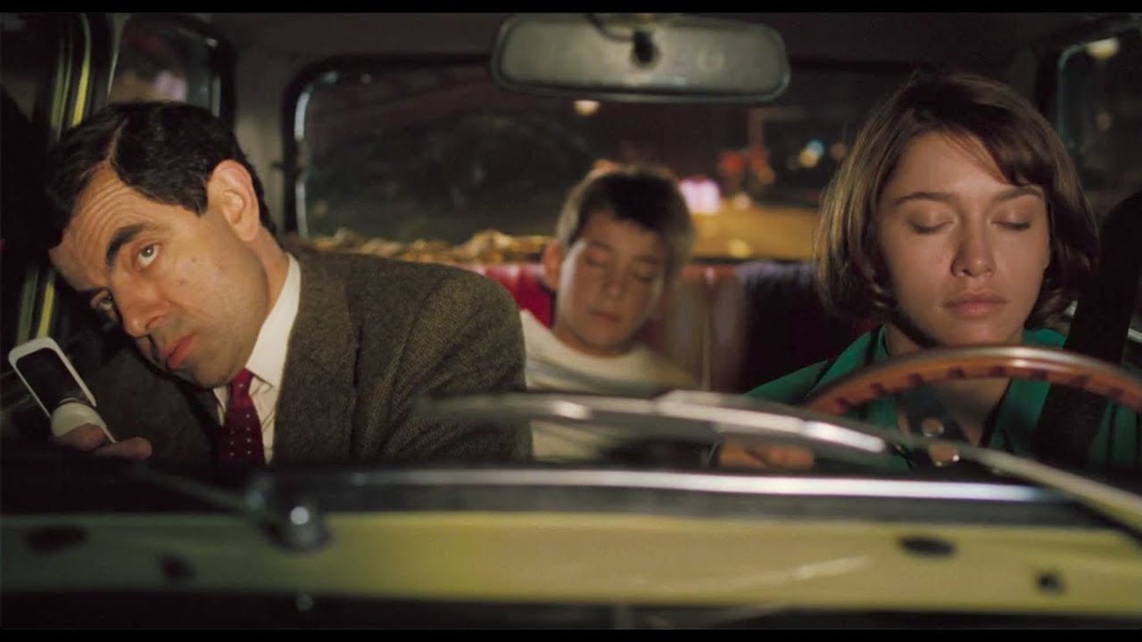 Mr. Bean's Holiday: Sabine Falls Asleep And Drowsy Driving – Mr.Bean