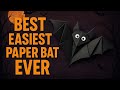 Easiest and best paper Bat ever #easypaperbat #withoutglueandtape