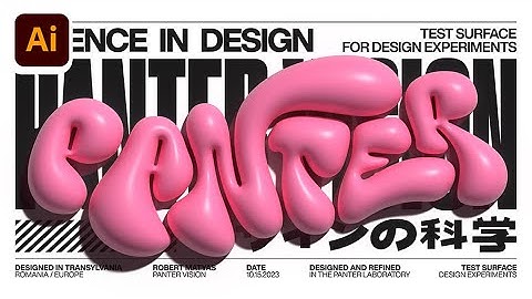 How To Make 3D Distorted Graffiti Bubble Text In Illustrator