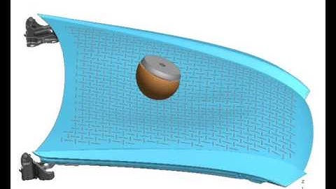 CAE vs. Test, Cellbond Pedestrian Friendly Bonnet