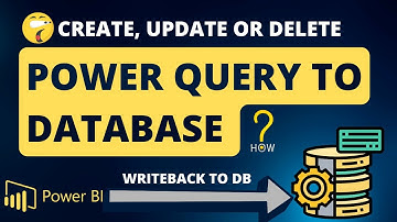 Insert/Delete into Database From Power Query ✨ | CRUD Operations into Database Using Power query 💫✨