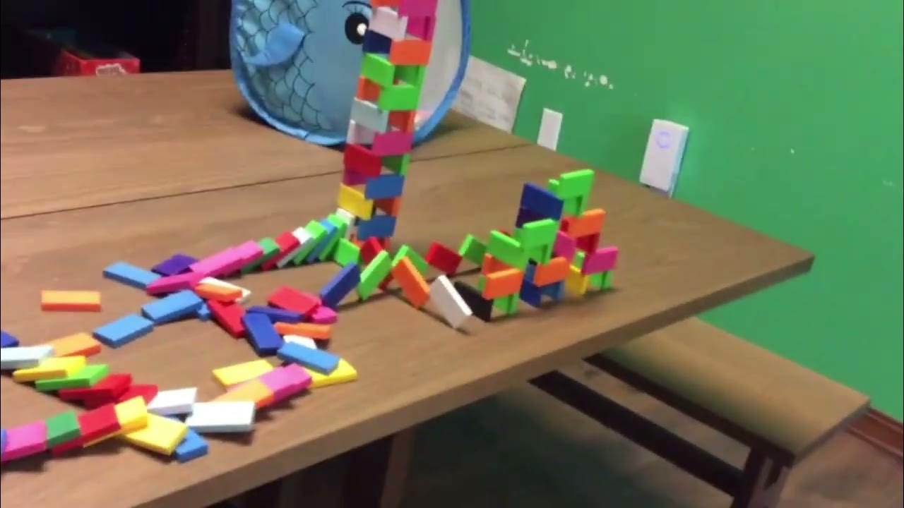Domino setup at therapy YouTube