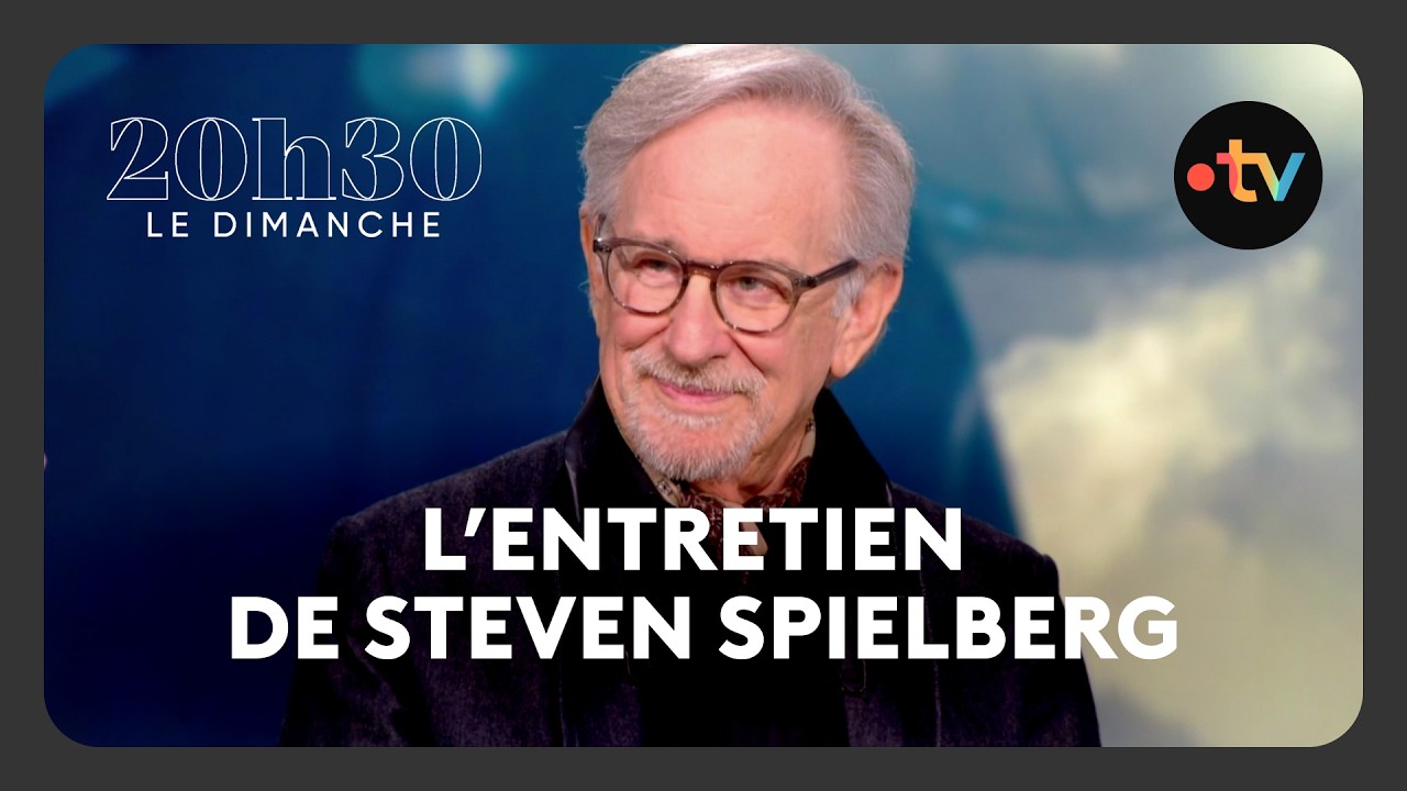 Retour sur son incroyable carrière... Steven Spielberg est l'invité de 20h30 le dimanche