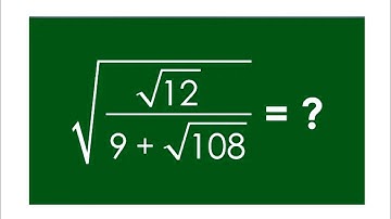 Germany | Can you solve this problem? | A Nice Square root Algebra Problem | Simplification |
