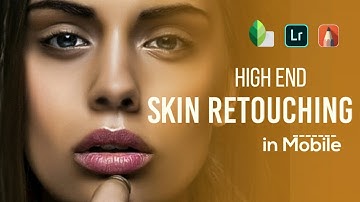 High end skin retouching in mobile | Realistic skin texture like photoshop | Skin retouching
