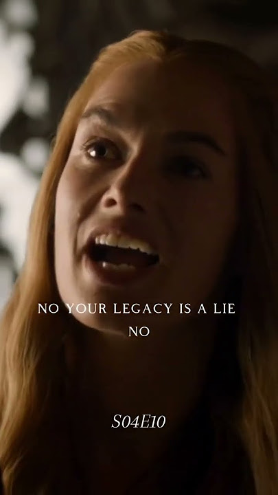 Cersei tells Tywin her secret