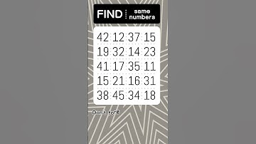 Find odd numbers " one pair "   #odd #quiz #oddnumbers