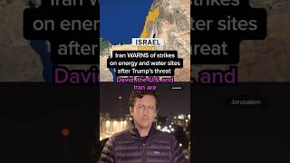 Iran WARNS of strikes on energy and water sites after Trump's threat