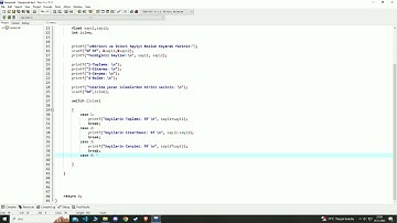C Programlama ile While -Switch Case Hesap Makinesi Nasıl Yapılır