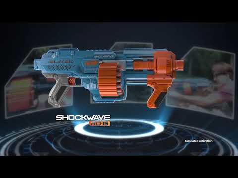 Pistola Nerf Elite Shockwave RD-15 