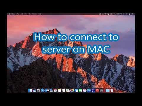 How to connect to your server on MAC