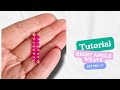 DIY Tutorial lettera I - Right angle weave