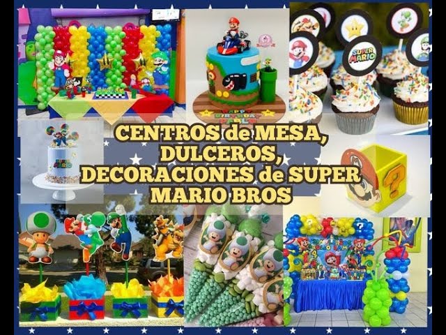 Fiesta cumpleaños Mario Bros: Ideas originales, recetas y DIY