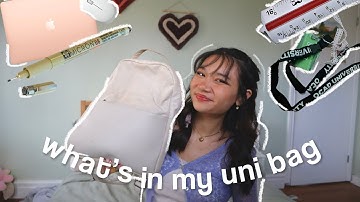 what’s in my uni bag? (as an interior design student) 🎧