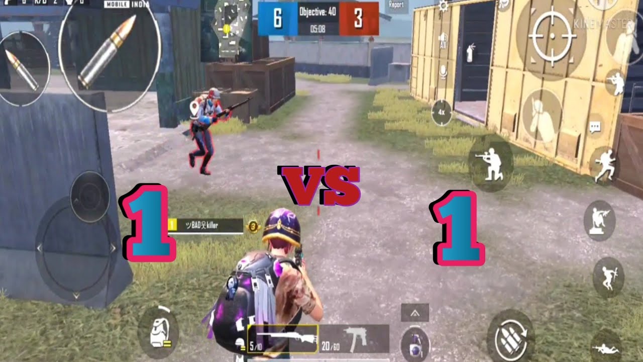1v1 challenge me my friend shubham gaming TDM game - YouTube