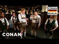 Conan & Andy Richter Learn A Traditional German Dance  - CONAN on TBS