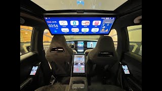 CES24 Rear Screen Display System Integrated in Sunroof Module    翻轉螢幕
