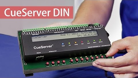 CueServer DIN CS-840 Interactive Technologies Reviewed by SIRS-E