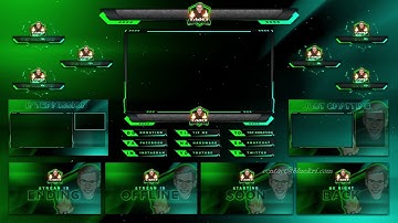 New Animated Twitch overlay Design #bluekri #twitchoverlay