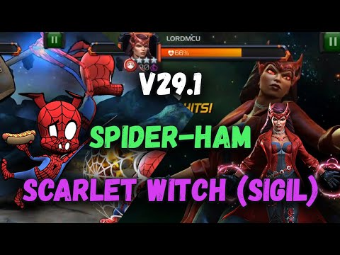 MCOC 29.1: Spider-Ham & Scarlet Witch (SIGIL) – Marvel Contest of Champions