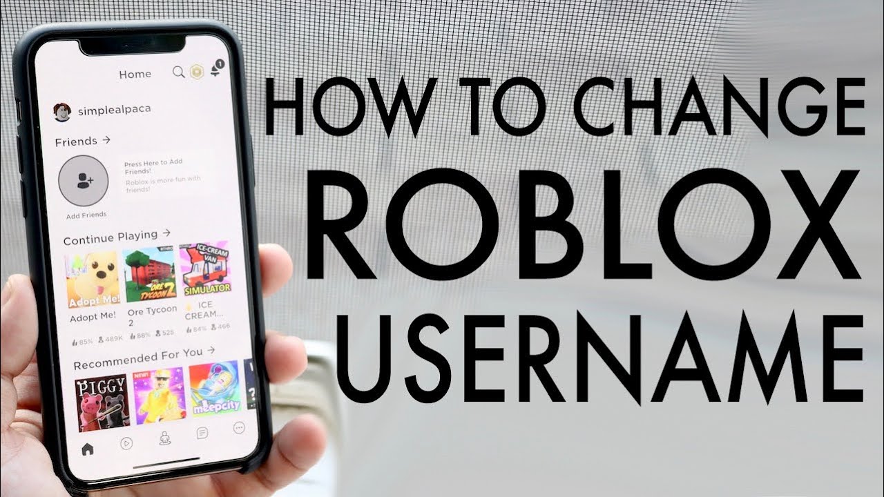How To Change Username On Roblox 2020 Youtube - how to change your name in roblox on iphone for free