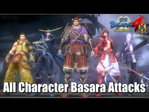 Sengoku Basara 4 Sumeragi All Basara Attack Exhibition Youtube