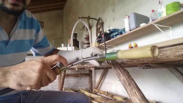 Como endireitar o bambu?