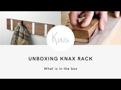 Unboxing KNAX Coat Hooks Wall mounted. Handcrafted in Denmark. Solid wood. No compromise.