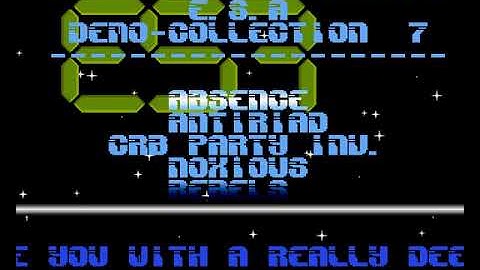 European Software Agency (ESA) - Demo Collection 7 Menu Amiga Intro