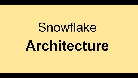Snowflake Architecture
