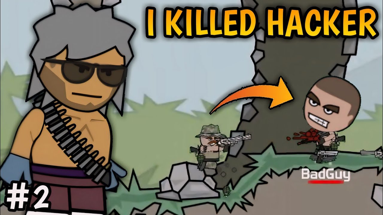 i killed the hacker in mini militia 😱 # 2