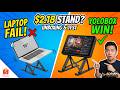 Unboxing a S$2.18 Portable Laptop Stand from Shopee SG (Does it hold a YoloBox Extreme?)
