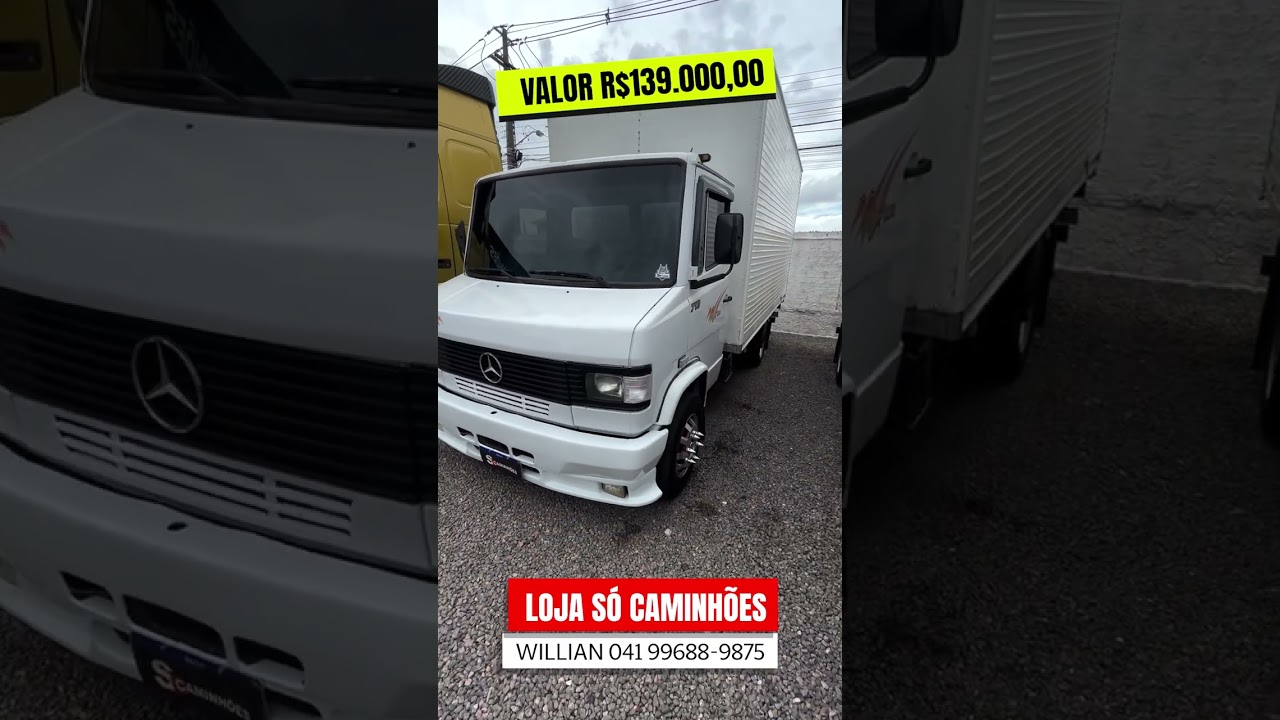 Caminhão 3/4 Mercedes Benz 710 2006 no Baú
