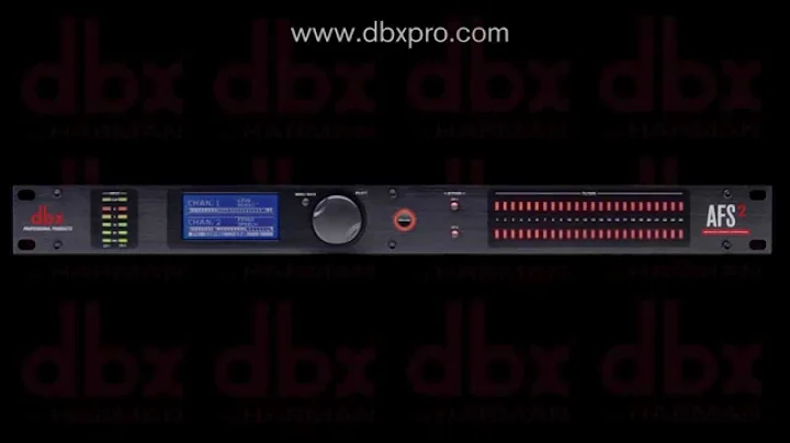 dbx AFS2 Advanced Feedback Suppression Processor - Simple Setup Video