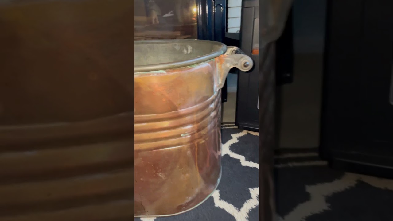 True Antique!  Copper Boiler! 