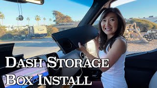 Sprinter Dash Storage Box Installation/ Camper Van/ 2022 Airstream Interstate 19/Class B RV 4K