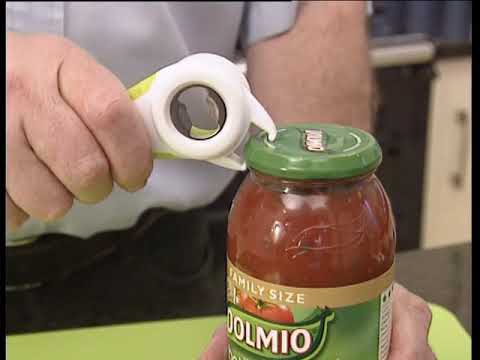 5-in-1 Opener Easily Opens Cans, Bottles, Jars and More