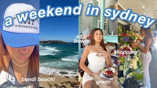 SYDNEY VLOG | bondi beach, shopping spree, acai bowls, beach towns & more 🥥